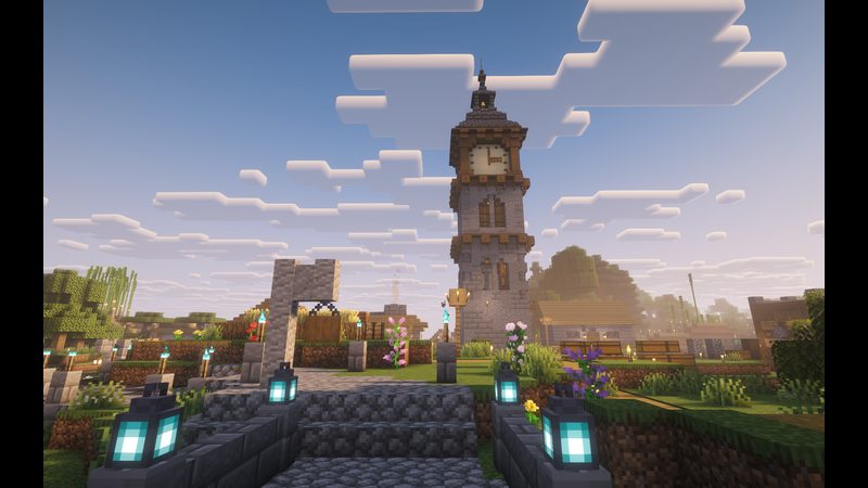 Main street leading to the clocktower